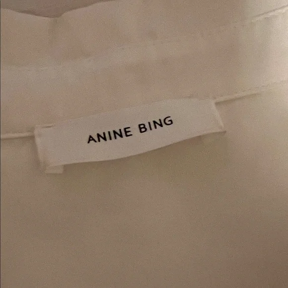 Anine Bing Mika Shirt - White - Picture 7 of 9